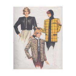 9442 VOGUE VERY EASY BOXY OPEN JACKET LENGTHS PATTERN 8-12 UNCUT